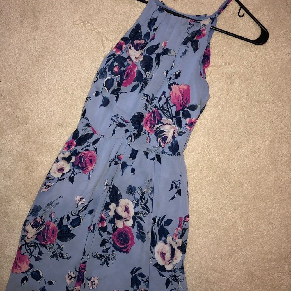 Lavender floral dress